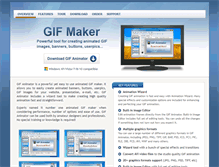 Tablet Screenshot of gif-animator.com
